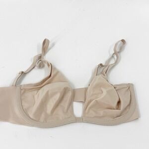 Victorias Secret Incredible Unlined Plunge Bra Beige Nude Underwire 34C